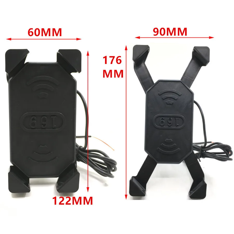 Универсальное USB зарядное устройство Yecnecty для мотоцикла скутера 3 5 7 дюймов