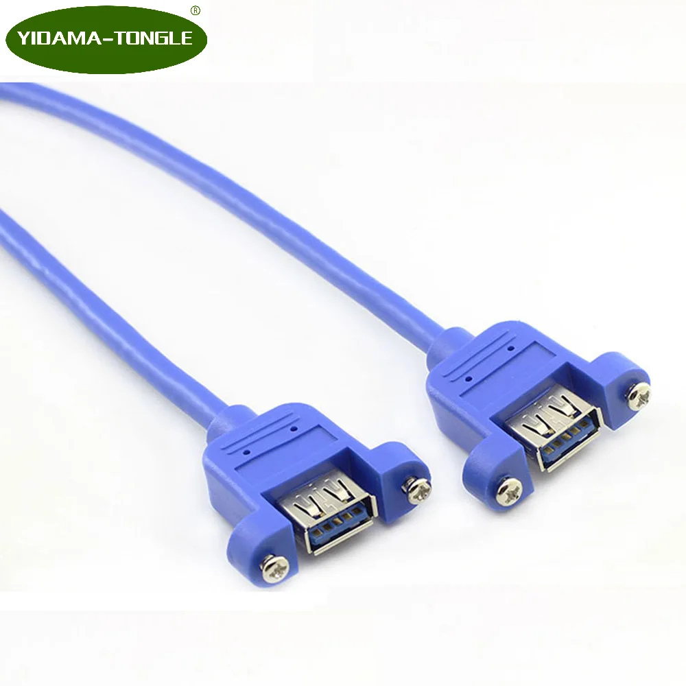 Кабель удлинитель USB 3 0 Мама мама с гайками M3|Компьютерные кабели и разъемы| |