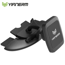 Yianerm Magnet CD Slot Holder for Phone Car For iPhone X Xs Max 7 8 Plus Magnetic Car Phone Holder Stand For Samsung S8 S9 Plus