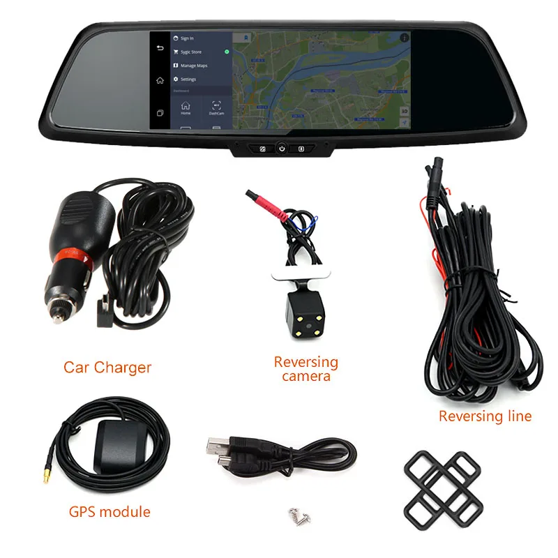 7 &quot3G WCDMA Android 5 0 Автомобильный dvr камера gps навигации видео регистраторы Bluetooth
