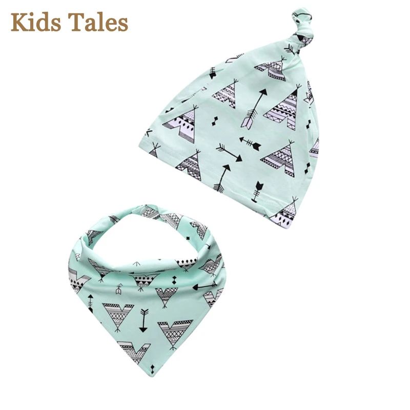 2 шт./Набор. Детские нагрудники для новорожденных мальчиков шапки девочек детская