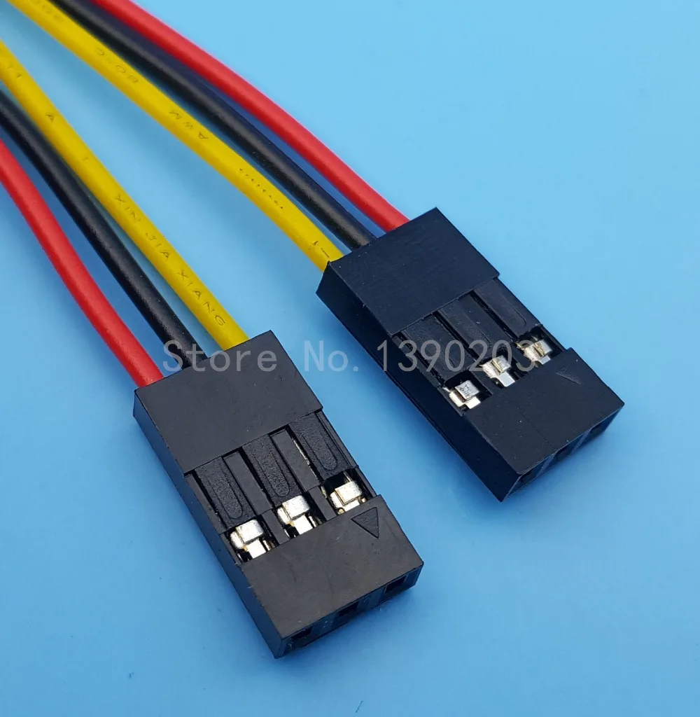Соединитель Dupont 26AWG с двумя концами 2 54 мм 70 см 50 шт.|2.54mm female dupont|pitch connector3pin wire |