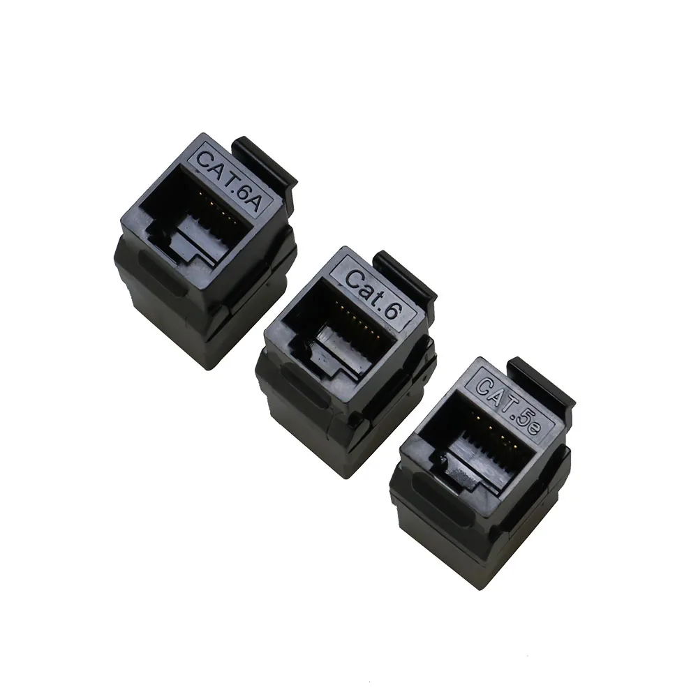 Cat 5e Cat6 6A Keystone Jack RJ45 разъем удлинитель встроенный соединитель Ethernet сеть LAN