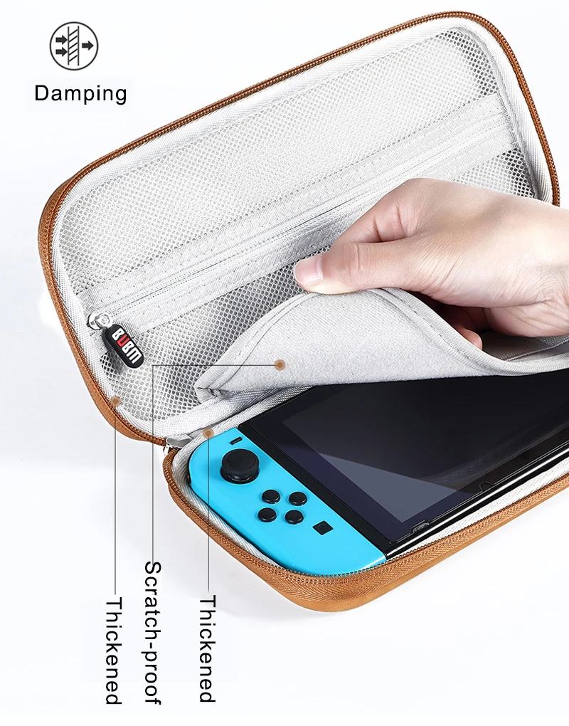 BUBM жесткий чехол для nintendo Switch для игры Утешитель чехол, портативная переносная Защитная сумка для хранения с отделениями для игровых карт