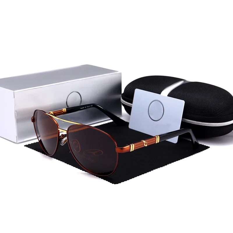 Fashion Men Polarized Sunglasses Brand Mercedes glasses Eyewear lentes de sol mujer Driving Glasses Oculos De Sol MB748 | Аксессуары для