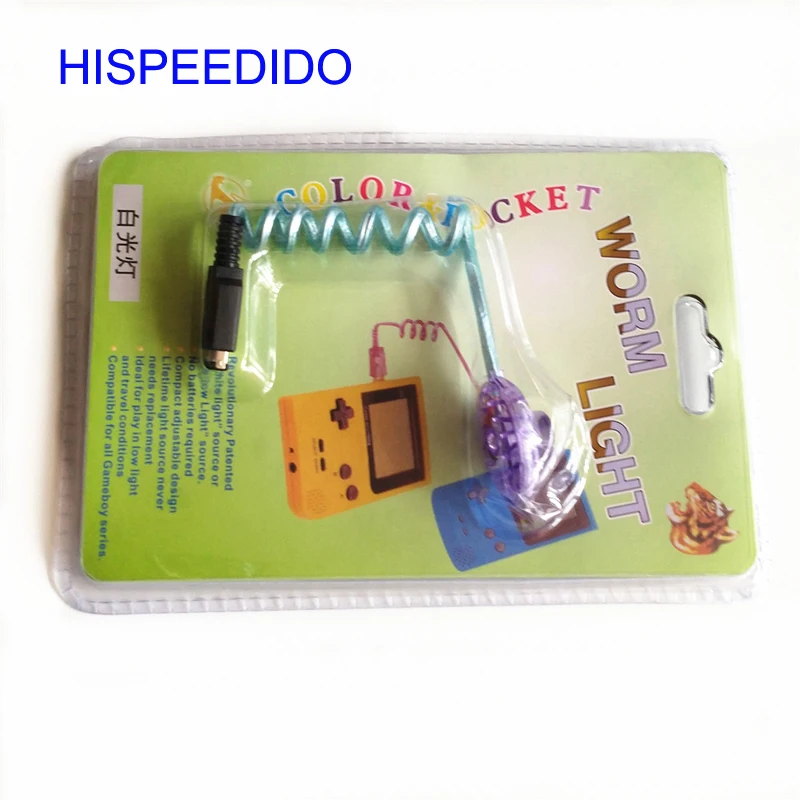 Гибкие светодиодные лампы hiseedo для Nintendo GBC GBP червячный свет освещение Gameboy цвет и
