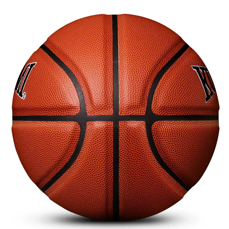 

Kuangmi Basketball Ball SIZE 7 Match PU Leather Professional Indoor Outdoor Sports Training Basketball Free With Net Bag+Pins