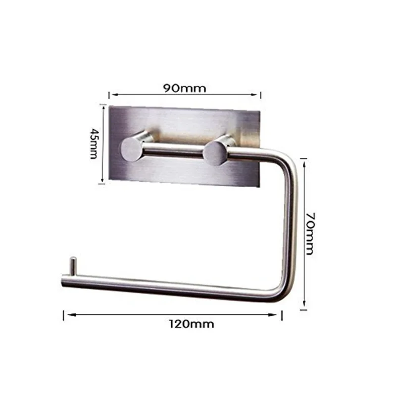 Настенный держатель для туалетной бумаги из нержавеющей стали | Обустройство