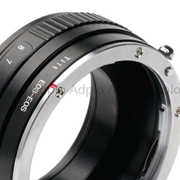Адаптер для макрообъектива Pixco с наклоном подходит Canon EF Крепление объектива к