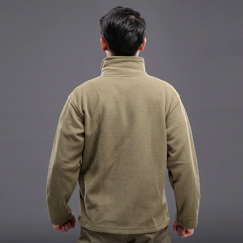 Ganyanr брендовая флисовая куртка Для мужчин Охота открытый Пеший Туризм Windstopper