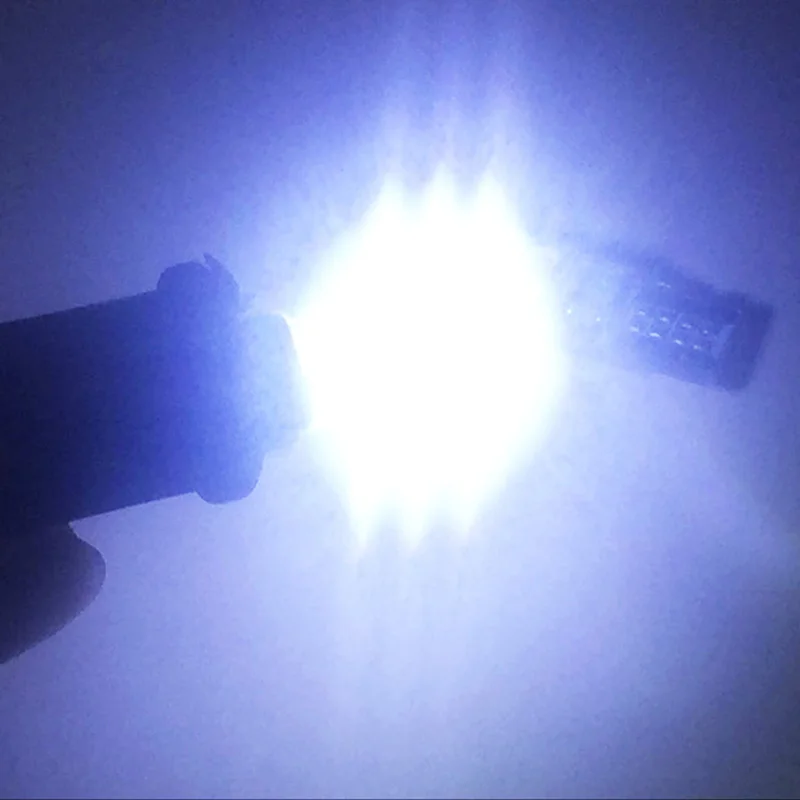100 шт. Оптовая Продажа T10 Светодиодная автомобильная лампа 12 В lampen 12smd w5w