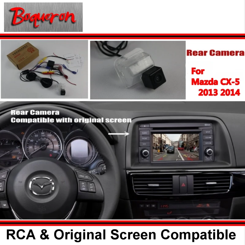 Комплект камеры заднего вида для Mazda комплекты задних и камер CX 5 CX5 2013 2014/RCA