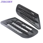 Имитация нового выпуска воздуха, 2 шт., акула жабры, автомобильный Стайлинг, декоративная фурнитура для Kia Rio K2, K3, K5, K4, Cerato,Soul,Forte