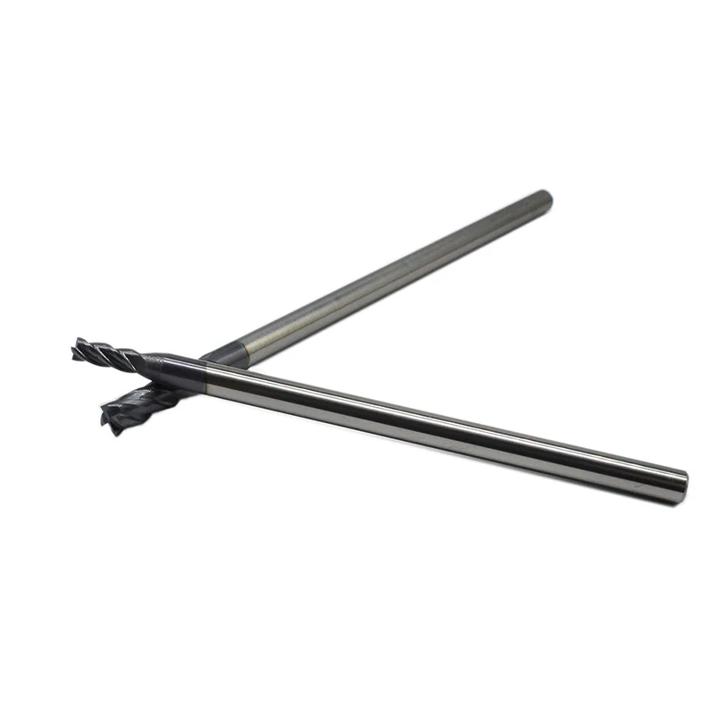 売る 14 ミリメートル 16 ミリメートル 18 ミリメートル 20 ミリメートル 4 フルート HRC50 タングステン超硬フラット正方形フラットエンドミル加工カッタースパイラルビット CNC