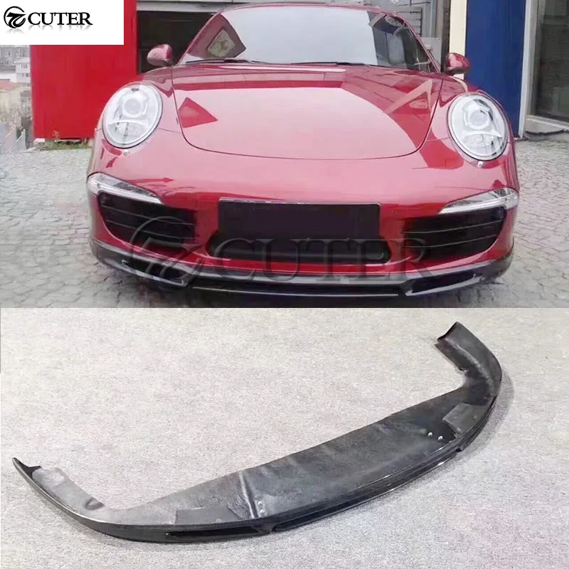 Передний спойлер для губ из углеродного волокна 911 991 1 2 диффузор переднего