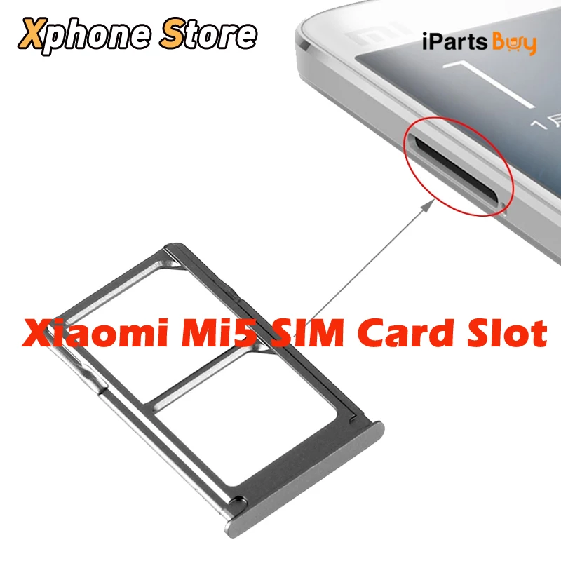 IPartsBuy для Xiaomi Mi 5/Mi мобильный телефон sim карты слот SIM держатель 5 Слот карты|sim holder|sim