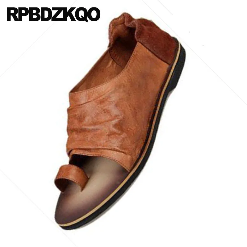 черный Дизайнерская обувь мужчины высокого качества плоские петля для носка