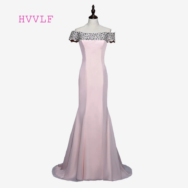 Длинные платья подружки невесты с юбкой годе и короткими рукавами украшенные