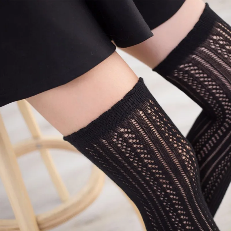 Peonfly японский хлопок колено долго полые трубки чулки бедро высокие толстые