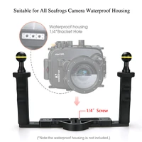 seafrog diving camera housing handle tray grip bracket shutter trigger for gopro phone tg5 sony canon underwater photography
