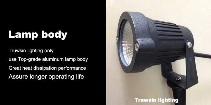 Водонепроницаемый светодиодный прожсветильник для уличного ландшафта под