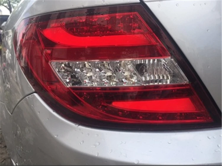 Стайлинга автомобилей хвост лампа для W204 C180 C200 C260 светодиодный фонарь 07-10 новых Altis светодиодные задние фары светодиодный DRL+ тормоз+ Park+ стоп-сигнал Лам