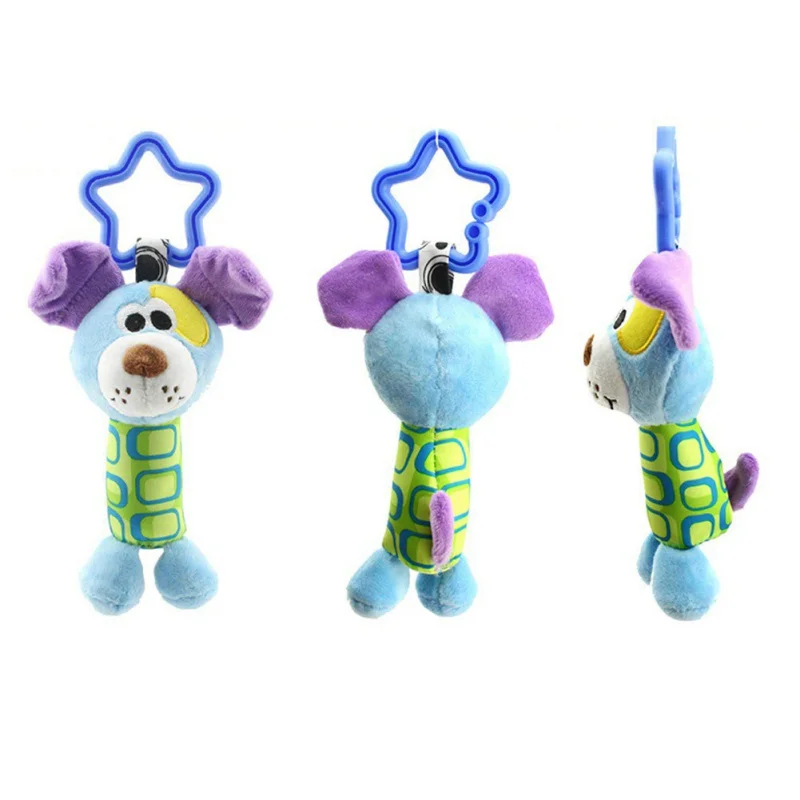 

Baby Handbell Newborn Boys Girls Infant Soft Cute Animal Doll Handbells Developmental Baby Bells Toys 2019