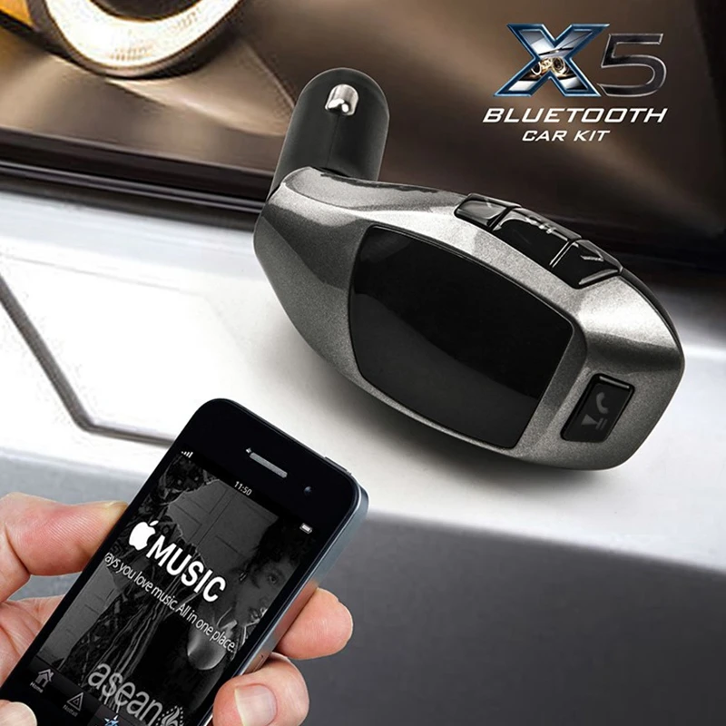 Новый 12V 24V ЖК дисплей Дисплей Bluetooth автомобильный набор FM передатчик свободные
