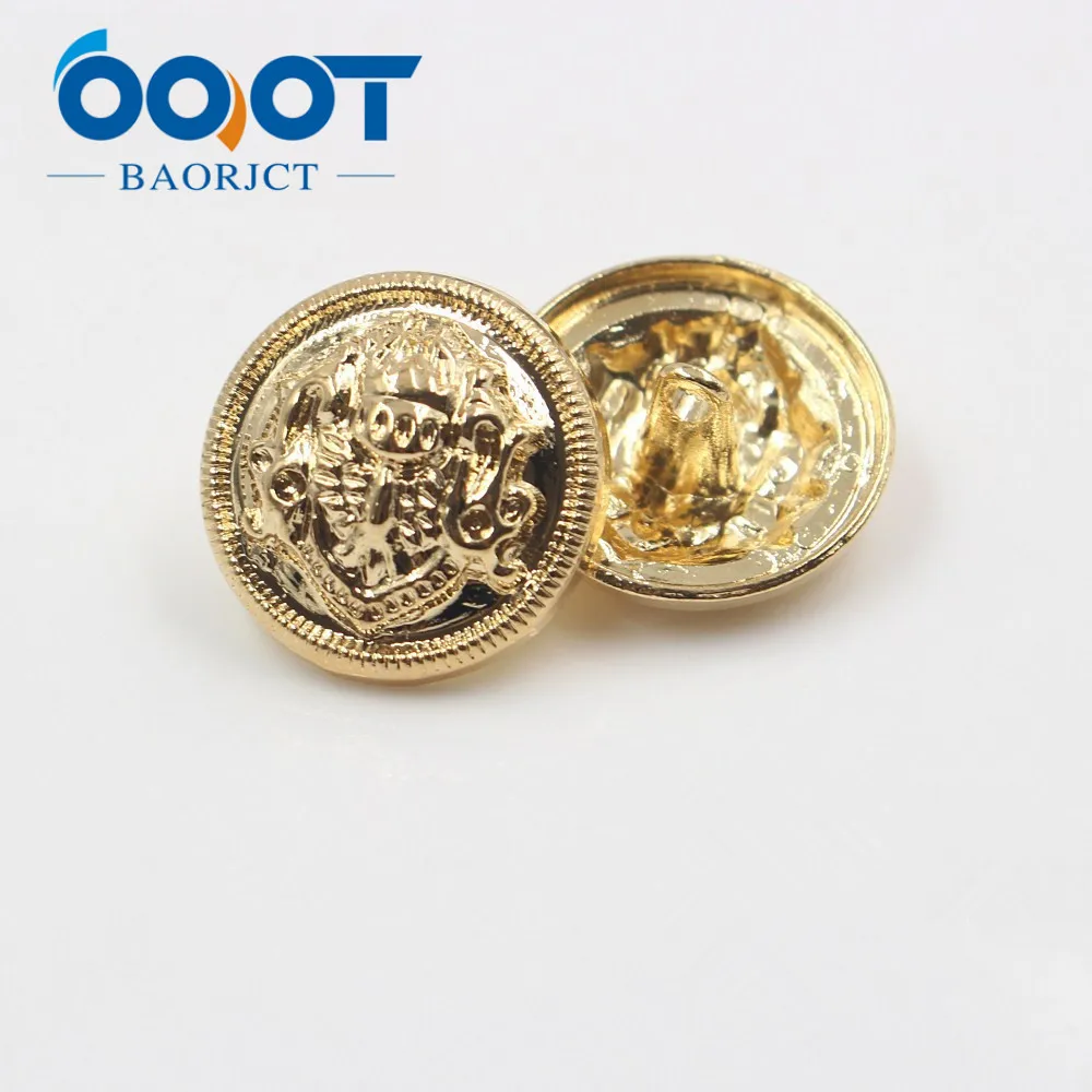 Модные металлические золотые пуговицы OOOT BAORJCT 179164 аксессуары для одежды ручной