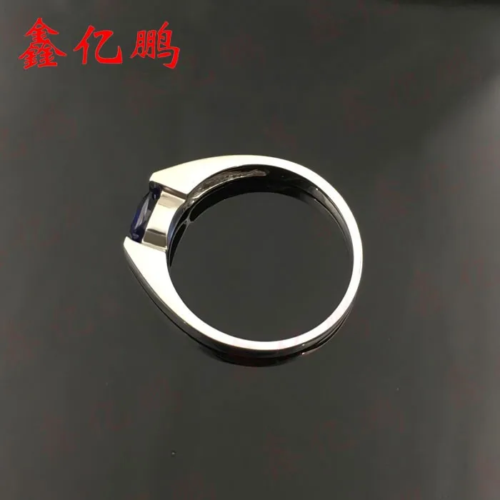 Кольцо из натурального сапфира, цвет ярко-голубой, 0,6 карат, огненный 18 k Bay Jingui, большое разнообразие, Женское кольцо с сокровищами