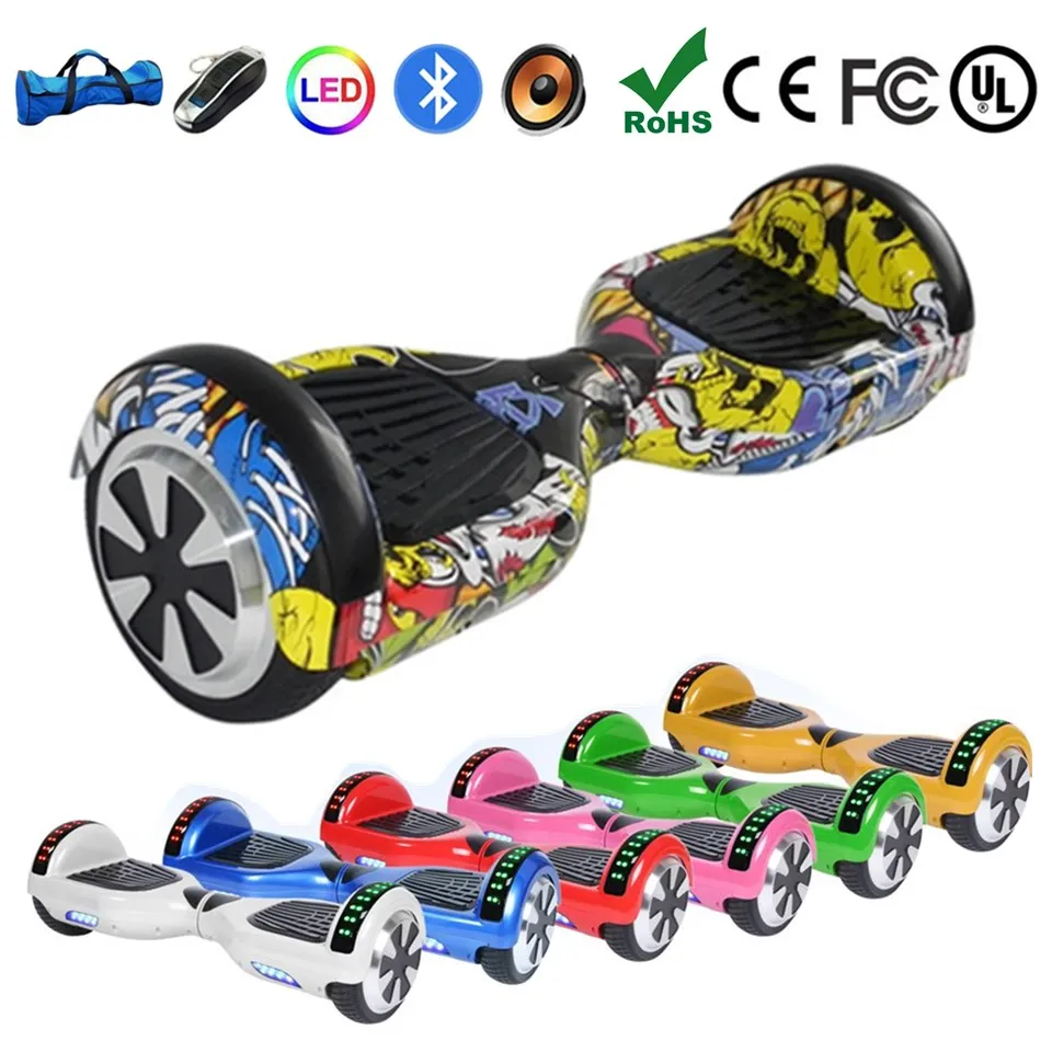 EU склад Hoverboard 6 5 Дюймов Электрический скутер два колеса самоходный электрический
