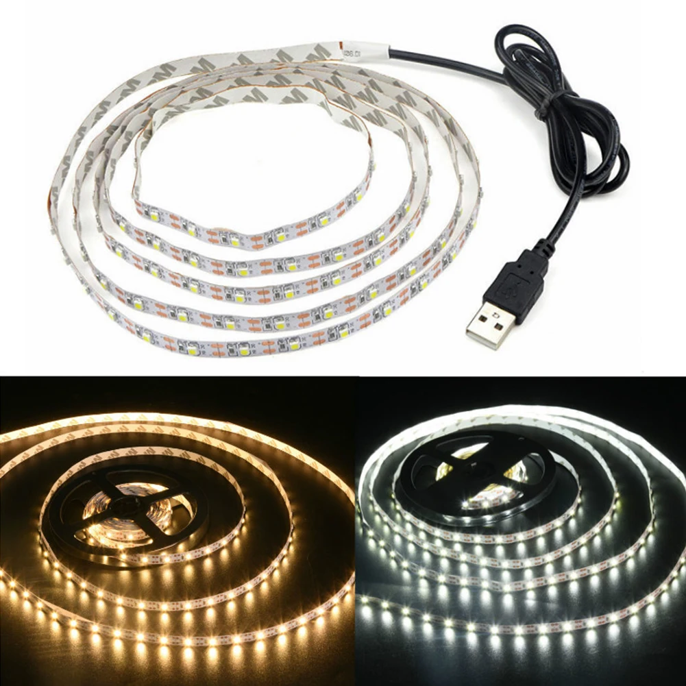 RGB гибкие DC 5 V ТВ фоне ленты SMD3528 USB Powered Светодиодная лампа Рабочий стол Декор |