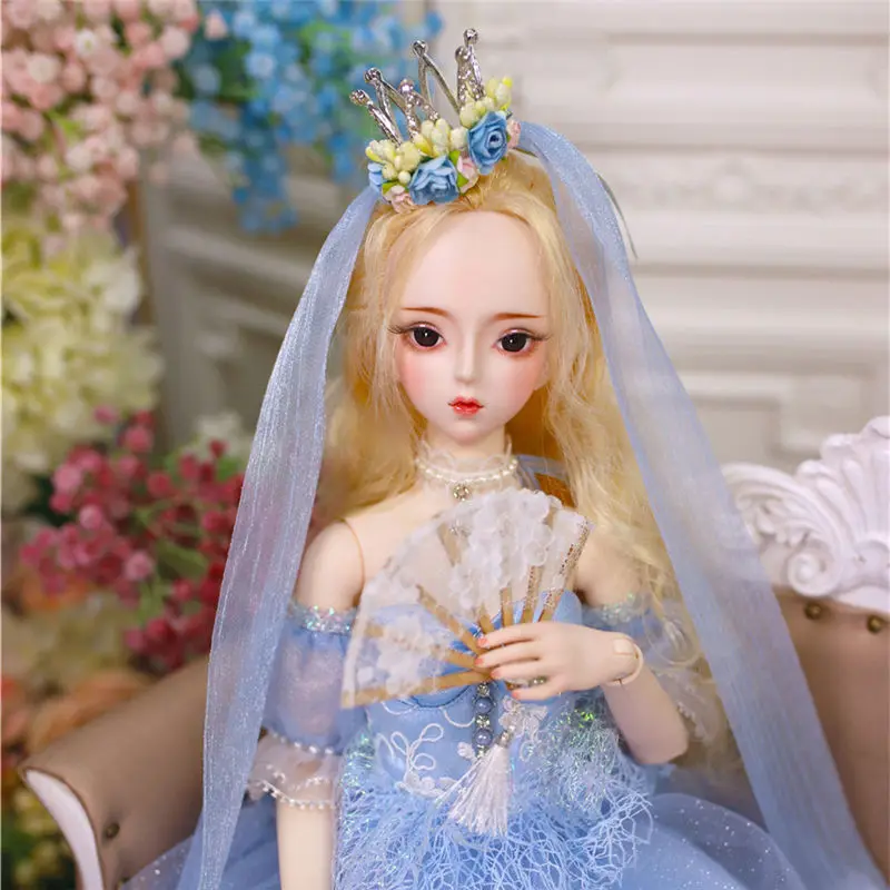 Шарнирная кукла принцессы DBS Dream Fairy 1/3 с шарнирным телом 62 см костюмом обувью и