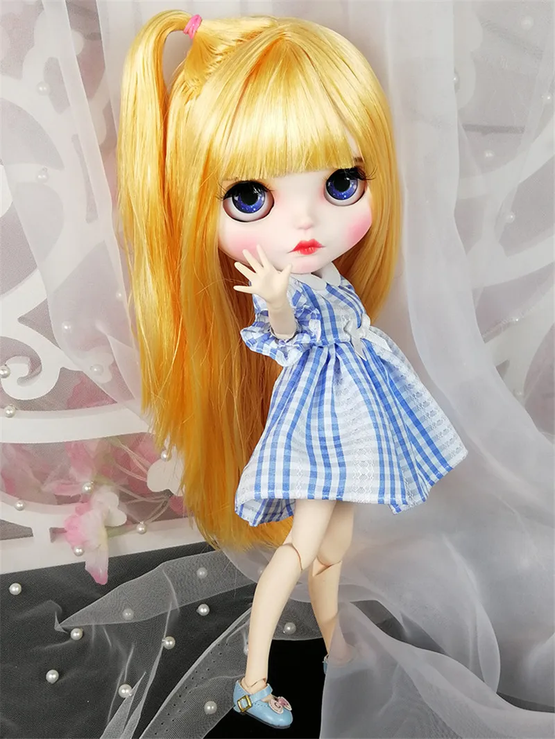 Милая и милая кукла BJD с волосами и одеждой 1/6 30 см Blyth девушка тело шарнир Кукла с макияж Горячая подарок на день рождения для девочек