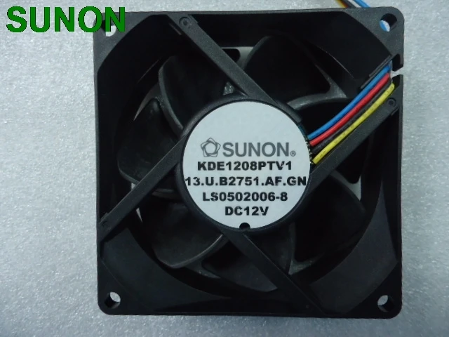 SUNON KDE1208PTV1 8025 8 см 80 мм DC 12V 3 7 W ШИМ функция охлаждения вентилятора | Компьютеры и