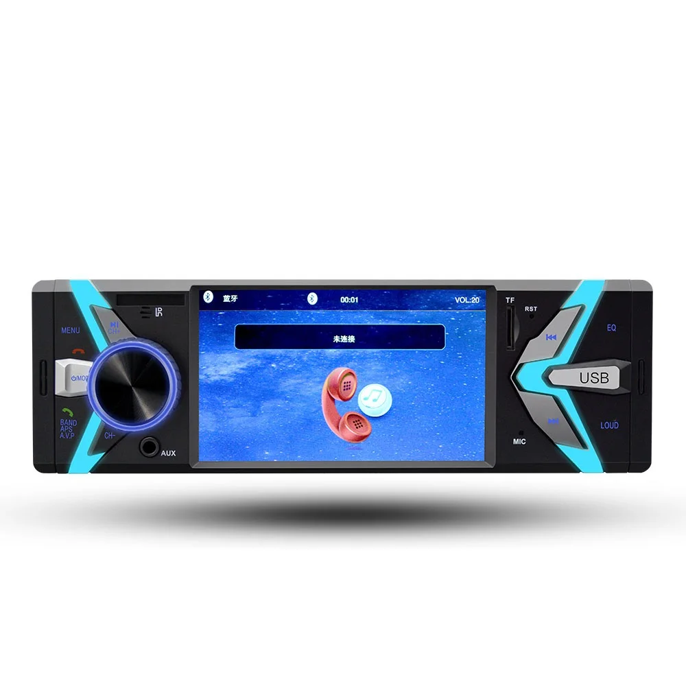Плеер автомобиля Bluetooth 1 DIN 4 дюймов WinCE 6.0 Системы MP3 MP4 MP5 Стерео FM Радио приемник AUX