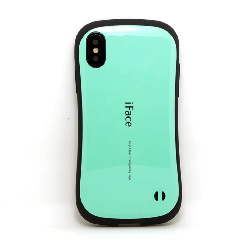 Для iphone X cace iFace первоклассный гладкий глянцевый PC TPU силиконовый милый