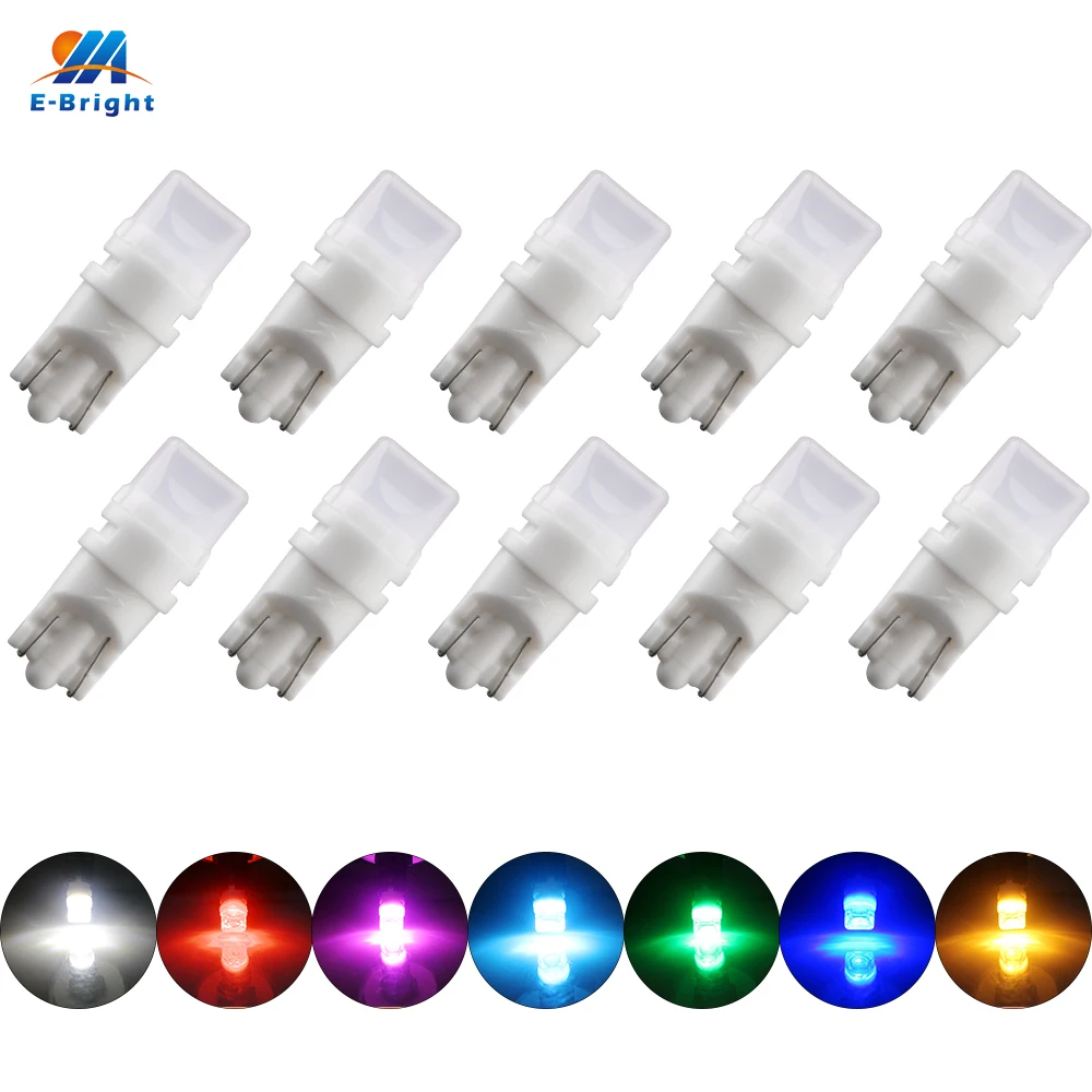 YM E Bright 10 шт. T10 W5W 2835 3 SMD 12V DC Светодиодный фонарь для салона автомобиля