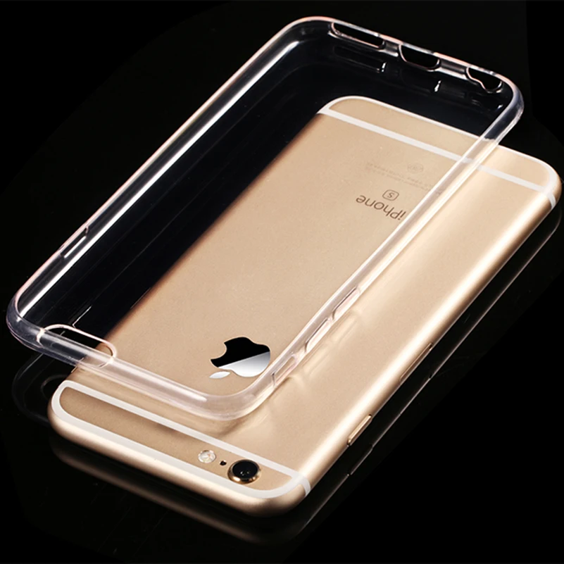Clear Soft TPU Case for iPhone 6 6s Plus 7 Transparent Original Ultra Thin Silicone Phone Back Cover |