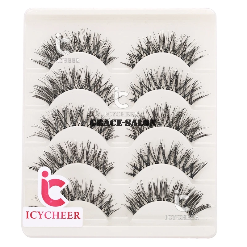 Натуральные накладные ресницы для наращивания 5 пар | Красота и здоровье