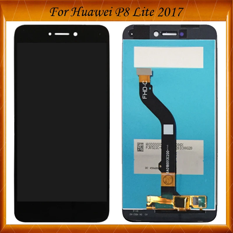 Черный белый золотой для Huawei P8 Lite 2017 сенсорный экран + ЖК-дисплей дигитайзер в