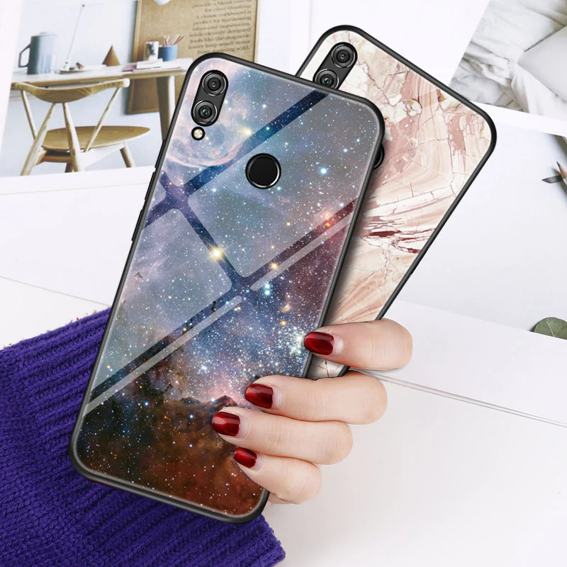 Чехол из закаленного стекла Star Space для Huawei Y5 Y6 Y7 Prime 2018 Lite Чехлы Magic 2 роскошные