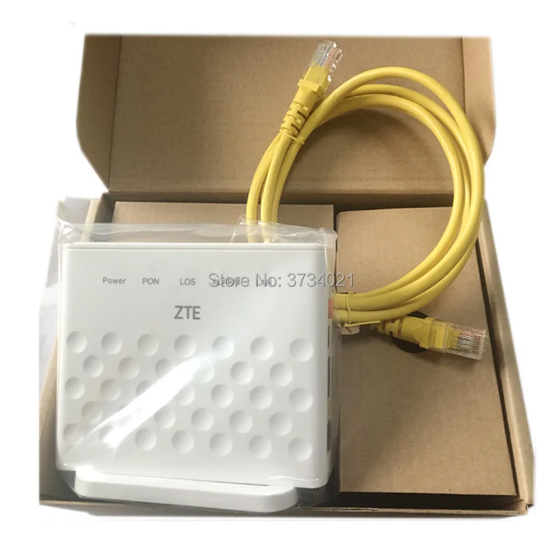 50 шт. FTTH ZTE GPON ONU F601 Fibra Optic ZXA10 ONT 1GE маршрутизатор одномодовый FTTO английская версия