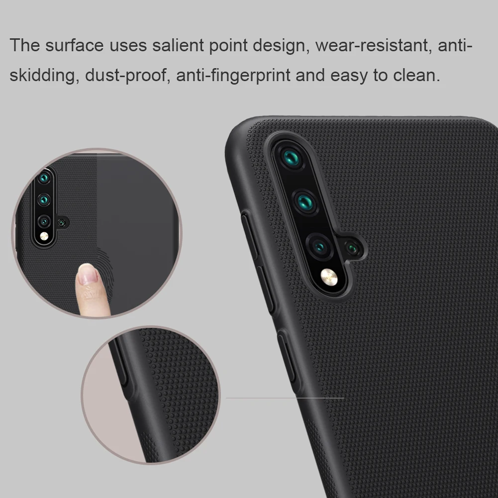 Чехол Nilkin для Huawei Nova 5 / Pro оригинальный матовый чехол жесткая задняя крышка из