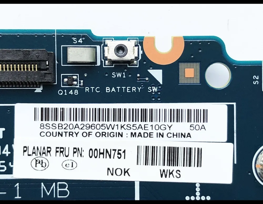 Высококачественная 48.4ly26. 021 для Lenovo Thinkpad X1 карбоновая материнская плата ноутбука