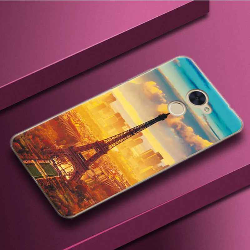 Exotic Natural Landscape Soft TPU Phone Case For Huawei Y7 Prime Back Cover Silicone Y 7 Funda 5.5&quot Inch Shell |