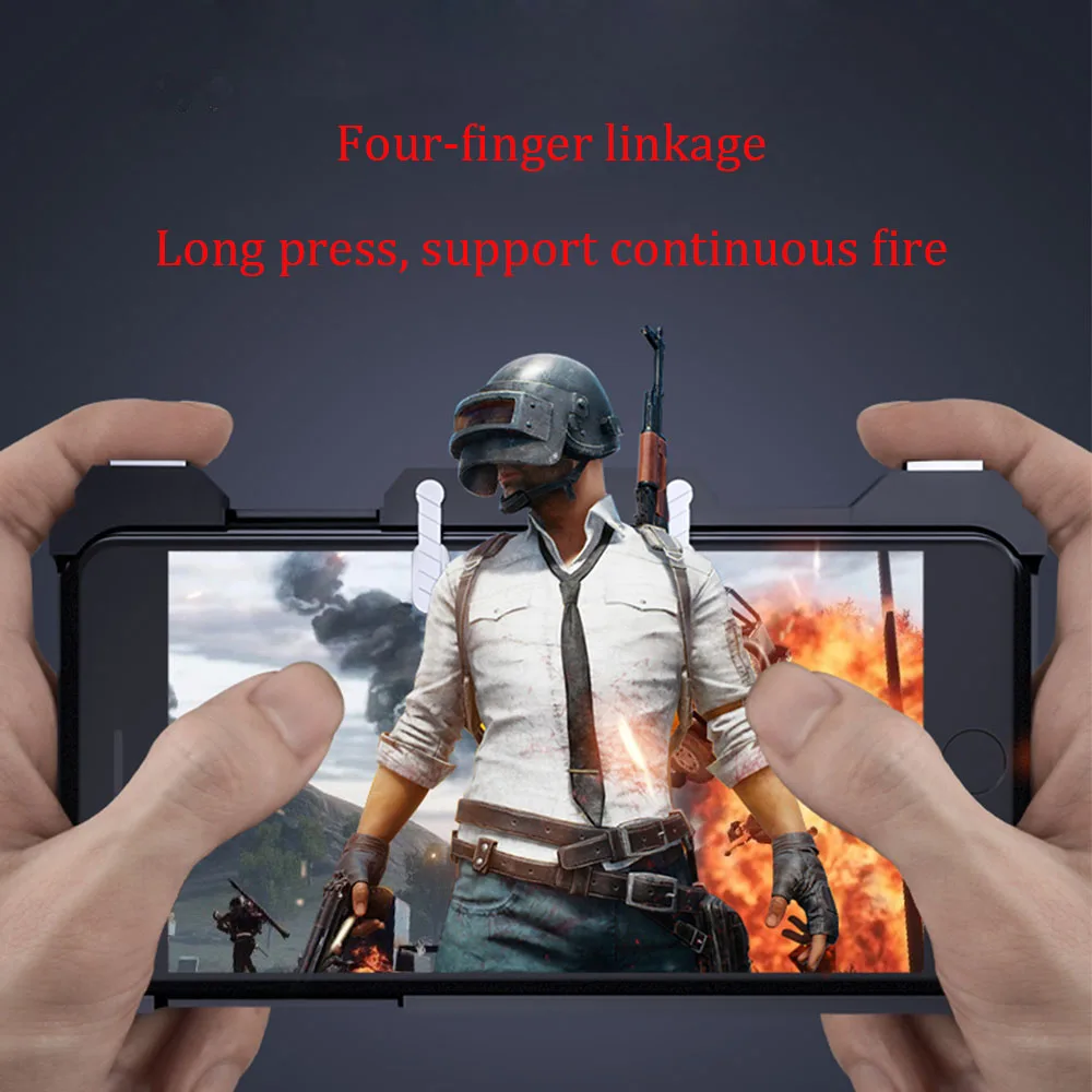 Новейший мобильный чехол для телефона с pubg мобильная игра кнопка огня Регулируемый игровой триггер Геймпад контроллер для iphone 6/7/8/X