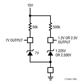LT1634 LT1634BIS8 1.25 2.5 4.096 5 Точный шунт для измерения напряжения|refere|reference voltage |