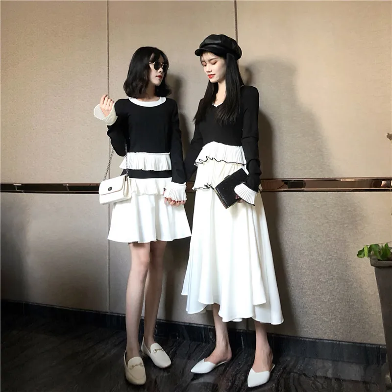 Robe femme модная брендовая дизайнерская женская одежда осенне-зимние платья женское