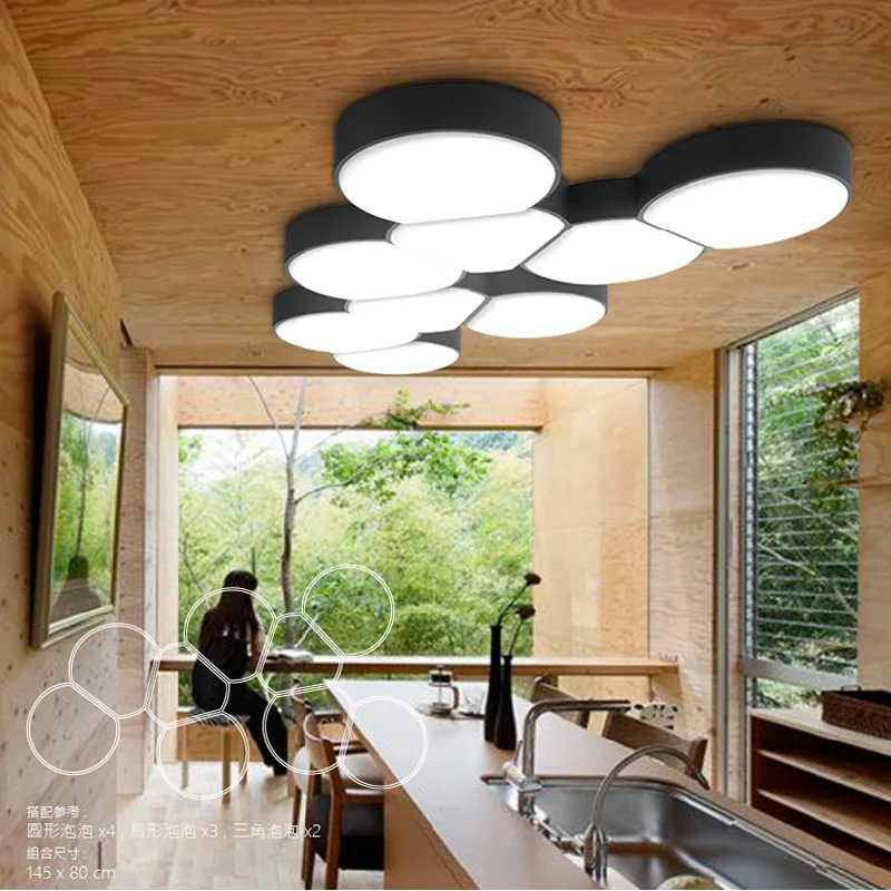 Современные светодиодные потолочные светильники 12 Вт 30 см Кухонные для гостиной